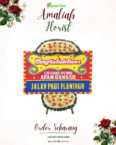 Bunga Papan Congratulation di Telukjambe Timur